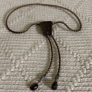 Brown and Black Bolo Tie